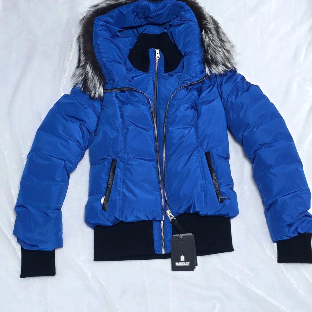 MACKAGE ROMANE Down Jacket | Removable Natural Fox Fur | Small | NWT